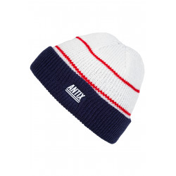 Nostra Beanie White Blue Red
