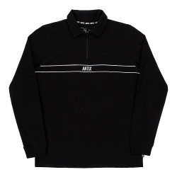 Track Half-Zip Polo T-Shirt...