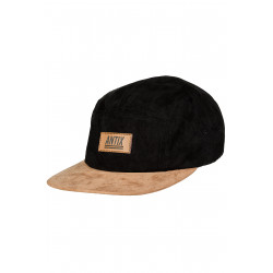Volur 5 Panel Cap Black Cashew