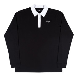 Rugby Polo T-Shirt Black