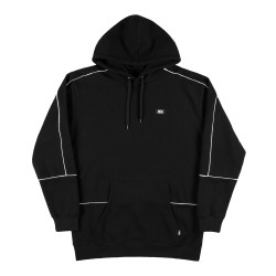Lines Hoodie Black