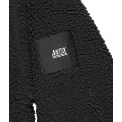 Antix Sherpa Fleece Half Zip Jacket Black