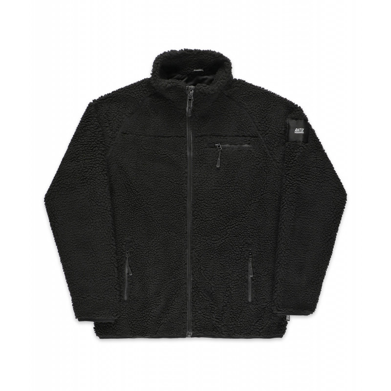 Antix Sherpa Fleece Jacket Black