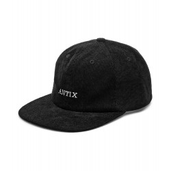 Antix Sane Corduroy 6 Panel Cap Black
