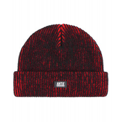 Orto Beanie Black Red