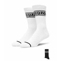 Antix Repitat Socks White Black