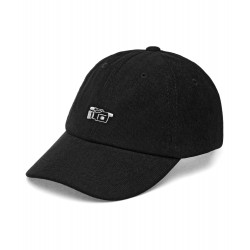 Vaux Cord Dad Cap Black