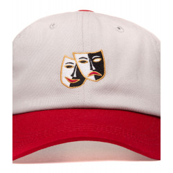 Antix Teatrum Dad Cap Grey Red