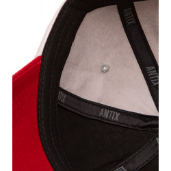 Antix Teatrum Dad Cap Grey Red