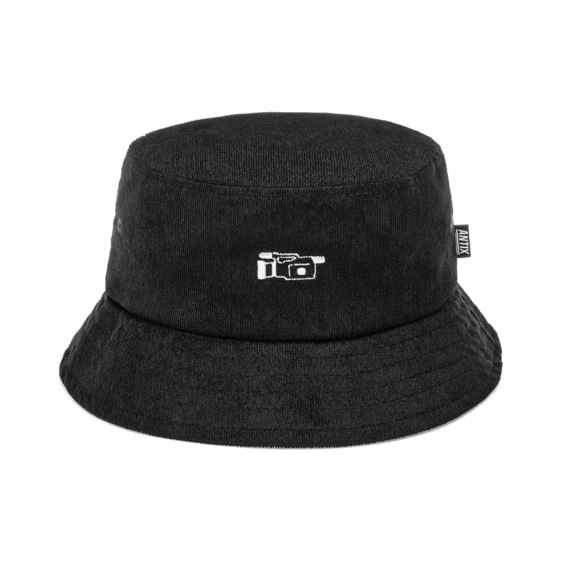 Antix Vaux Cord Bucket Hat Black