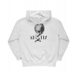 Antix Globos Hoodie White Heather