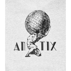 Antix Globos Hoodie White Heather