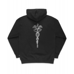 Caduceus Organic Hoodie Black