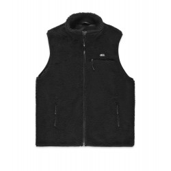 Sherpa Fleece Vest Black