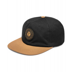 Sol 6 Panel Cap Black Brown