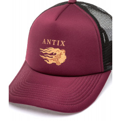 Antix Spartans Trucker Cap Burgundy