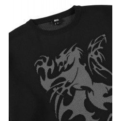 Antix Draco Organic Knit Sweatshirt Black