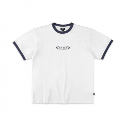 Antix Ringera Organic T-Shirt White Stoned Blue