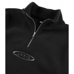 Antix Simplex Teddy Fleece Half Zip Sweatshirt Black