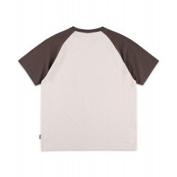 Antix Simplex Raglan Organic T-Shirt Chocolate Sand