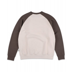 Antix Simplex Raglan Organic Sweatshirt Chocolate Sand