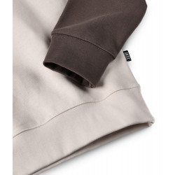Antix Simplex Raglan Organic Sweatshirt Chocolate Sand