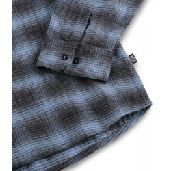 Antix Simplex Flanell T-Shirt Blue Black Check