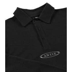 Antix Simplex Polo Organic Sweatshirt Black