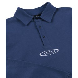 Antix Simplex Polo Organic Sweatshirt Navy
