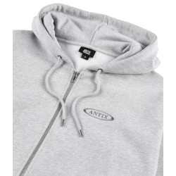 Antix Simplex  Zip-Hoodie Heather Grey