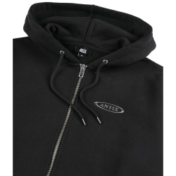 Antix Simplex Heavyweight Organic Zip-Hoodie Black